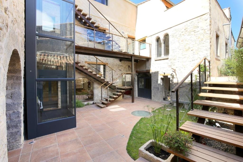 Put Down Your Bags in Lagrasse, A Medieval Gem, Studios and Apartments, Enclosed Lift